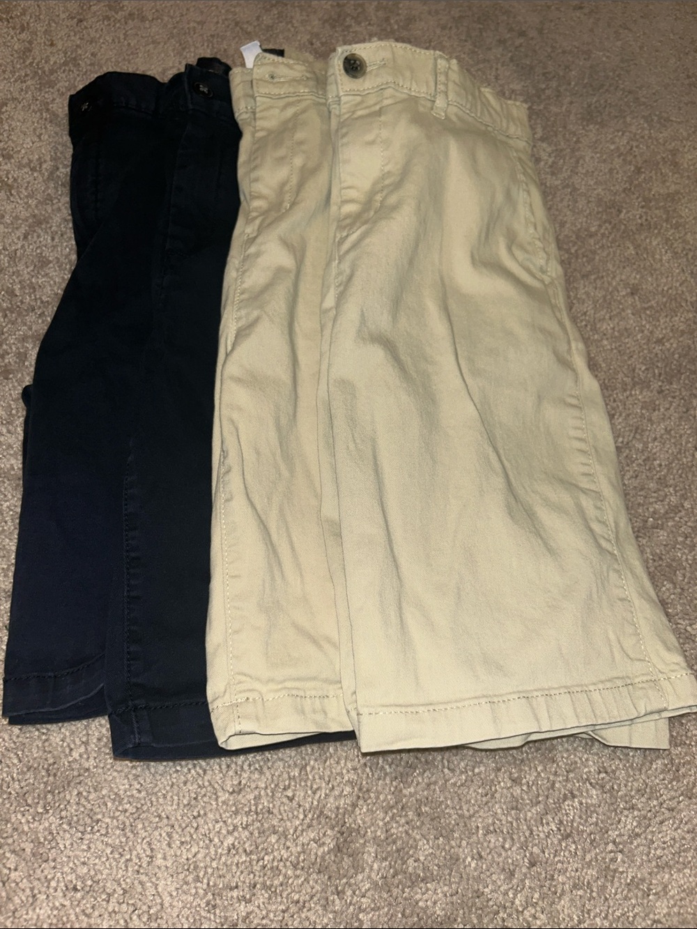 4 pairs-The Children's Place Khaki and Navy shorts